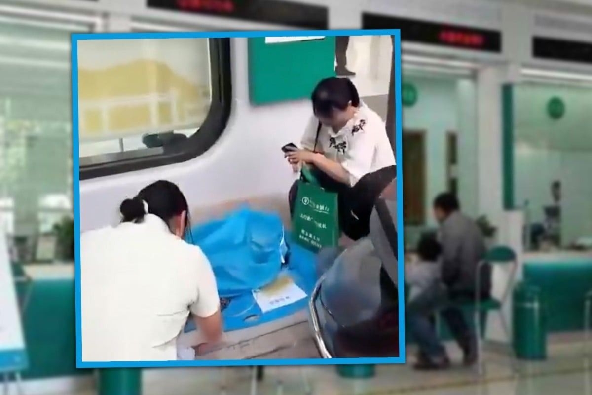 Public outrage as China woman told to make in-person withdrawal dies outside bank