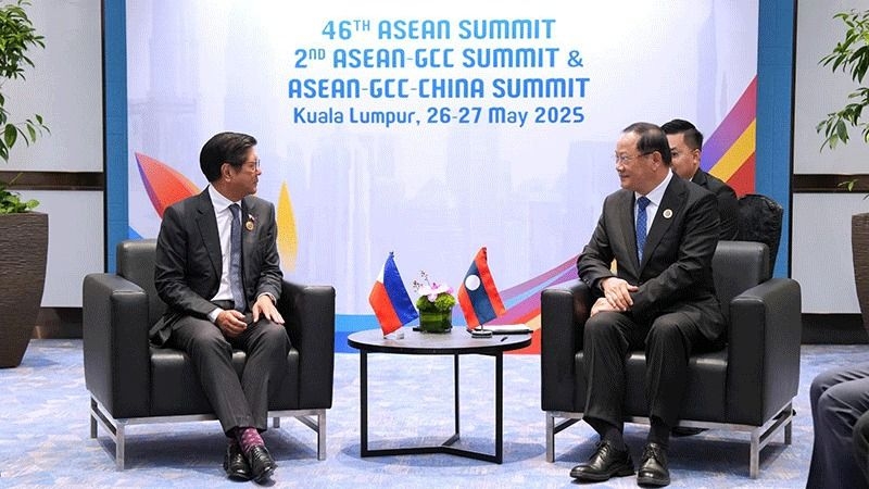 Lao, Filipino leaders agree to strengthen ties as trade sours