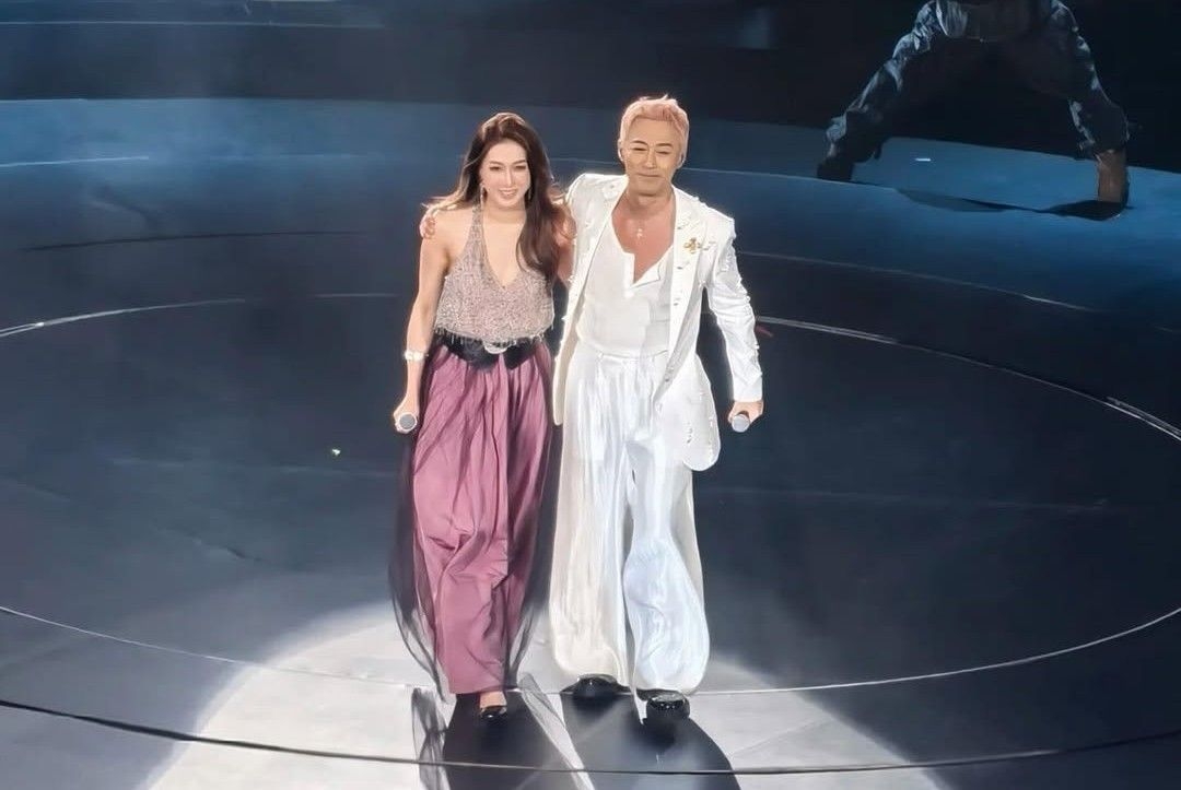 Linda Chung makes special appearance at Raymond Lam's concert in HK