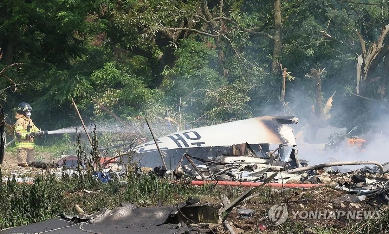 Navy patrol plane crashes in South Korea, killing four
