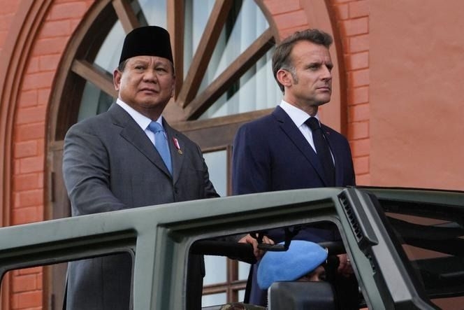 French President Macron decorates Indonesia leader, announces cultural partnership
