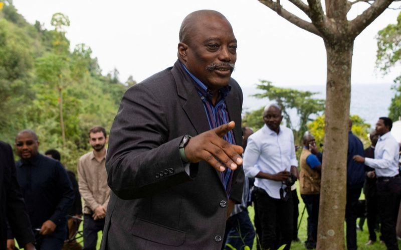 Congo ex-president Kabila makes first public appearance in rebel-held Goma