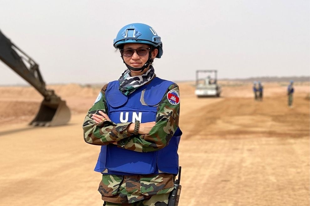 Shattering glass sandbags: Meet the first Cambodian woman UN commander in Lebanon