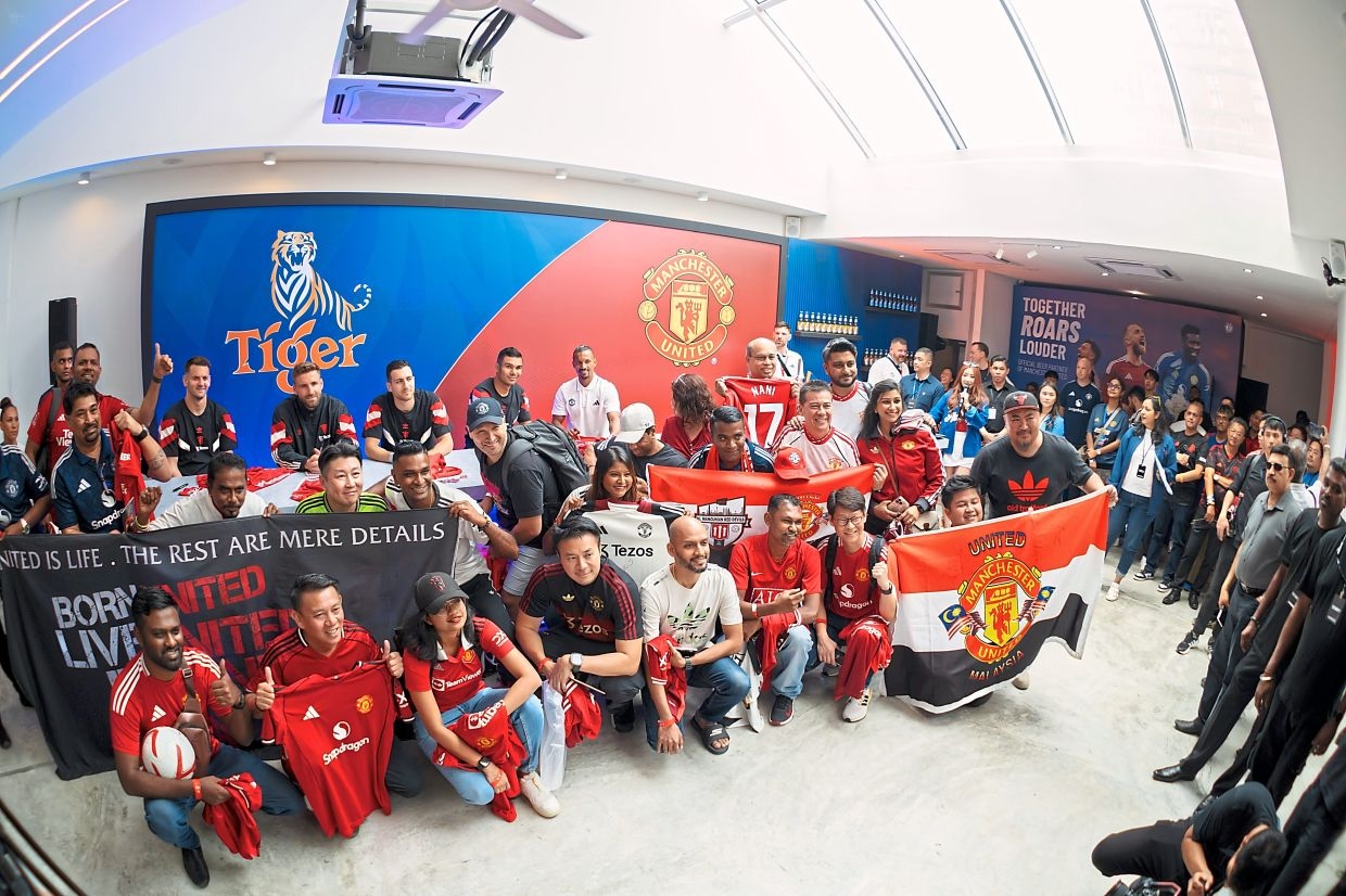 Sheer bliss of Man U fans