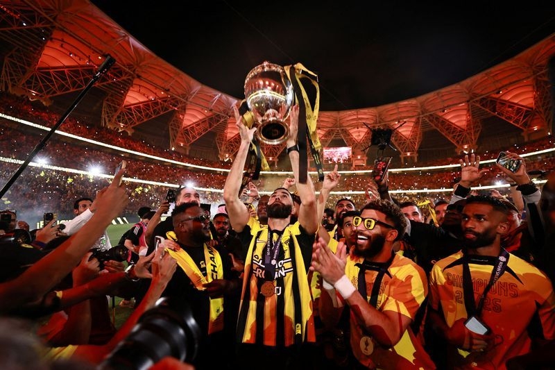Soccer-Benzema leads Al-Ittihad to Saudi Cup win and domestic double