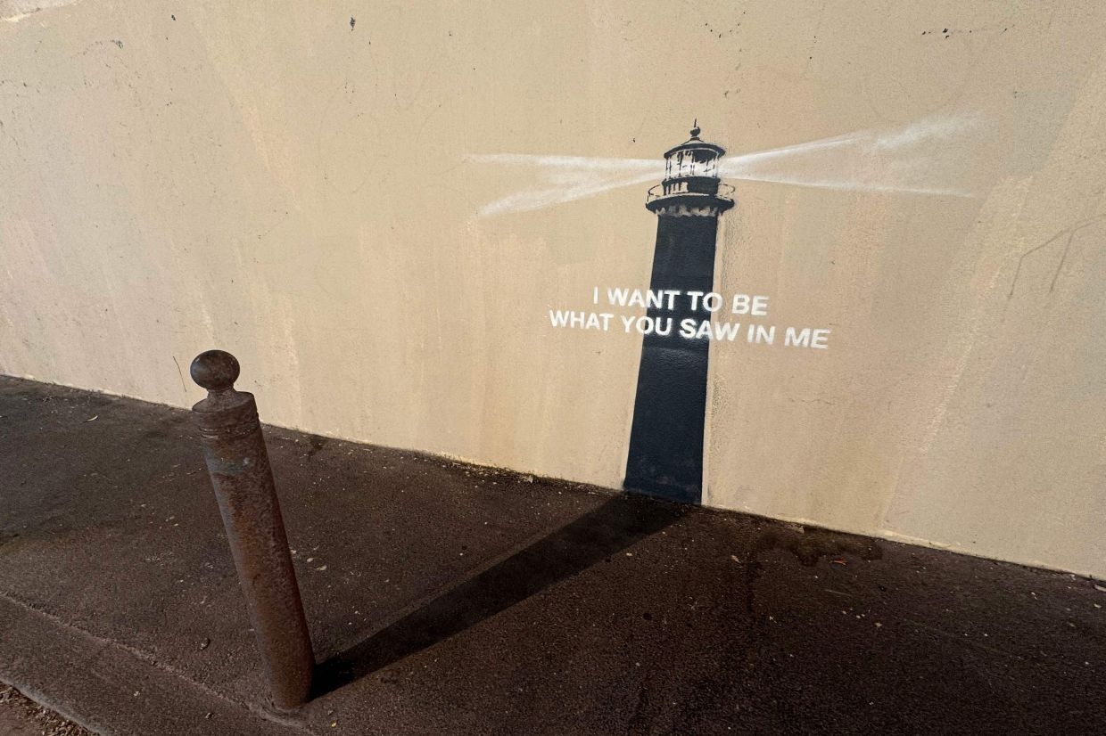 New lighthouse artwork by Banksy discovered in Marseille: 'We love it'
