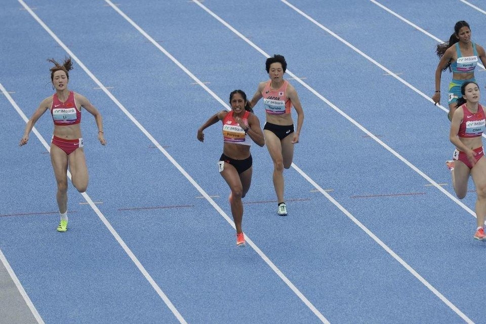 Singapore's Shanti Pereira pipped to 200m gold by Chinese ace at Asian athletic meet
