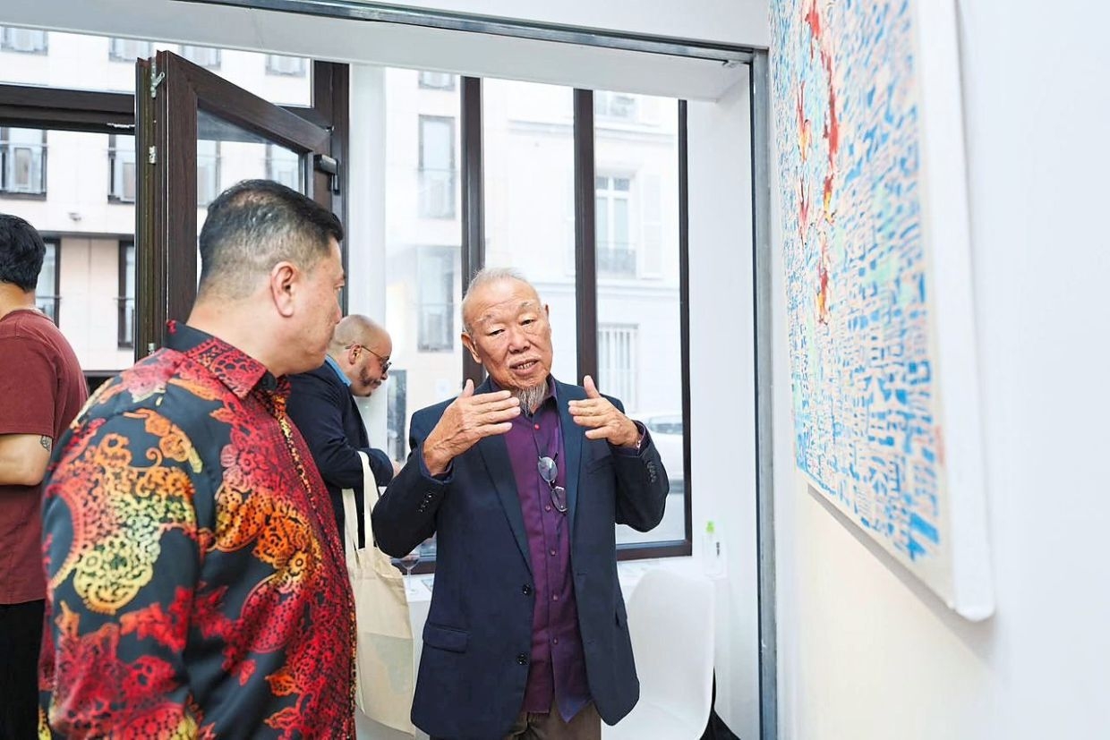 Celebrated Malaysian artist makes his mark in Paris