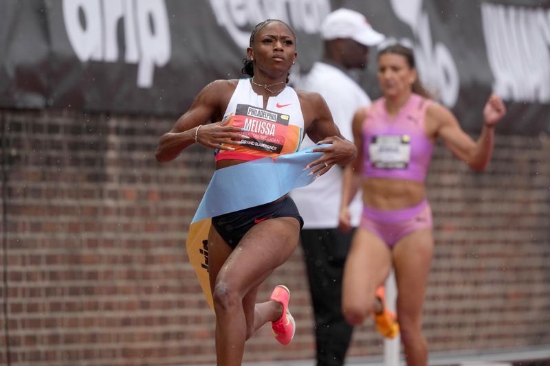 Athletics-Jefferson-Wood triumphs in 200m at Grand Slam Philadelphia meet