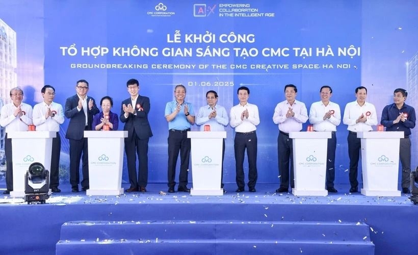 Vietnam celebrates groundbreaking of US$300mil tech hub in Hanoi