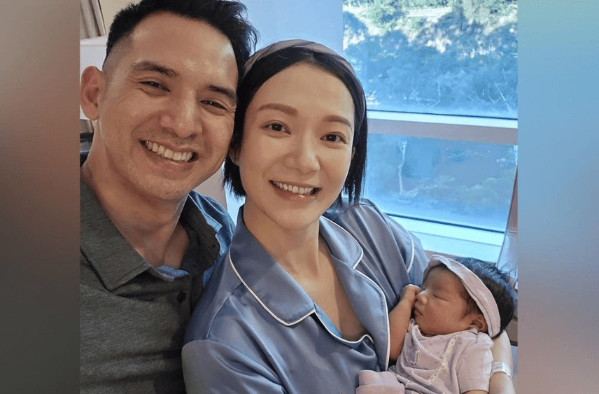 HK actress Grace Wong's daughter born in same month as her and husband