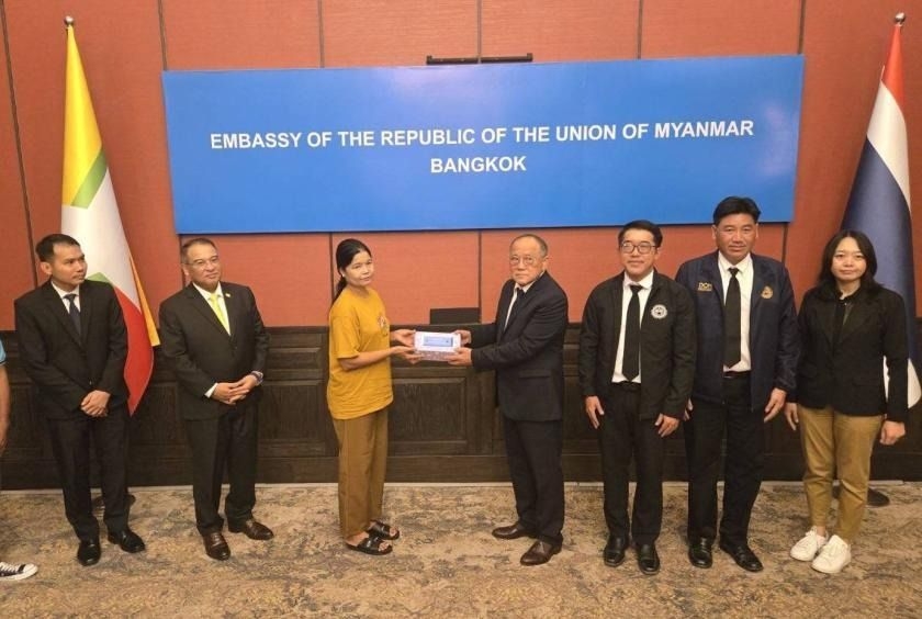 Families of four Myanmar workers killed in Bangkok bridge crane collapse each receive one million baht compensation