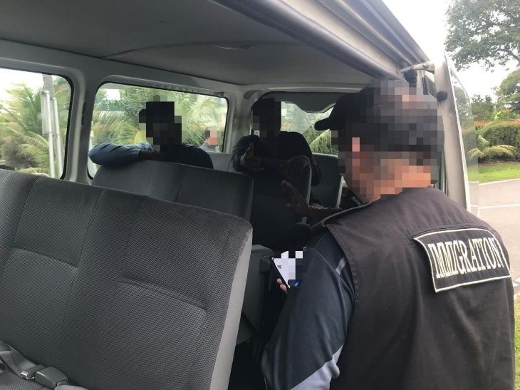 Brunei immigration enforcement ops nets seven foreign nationals