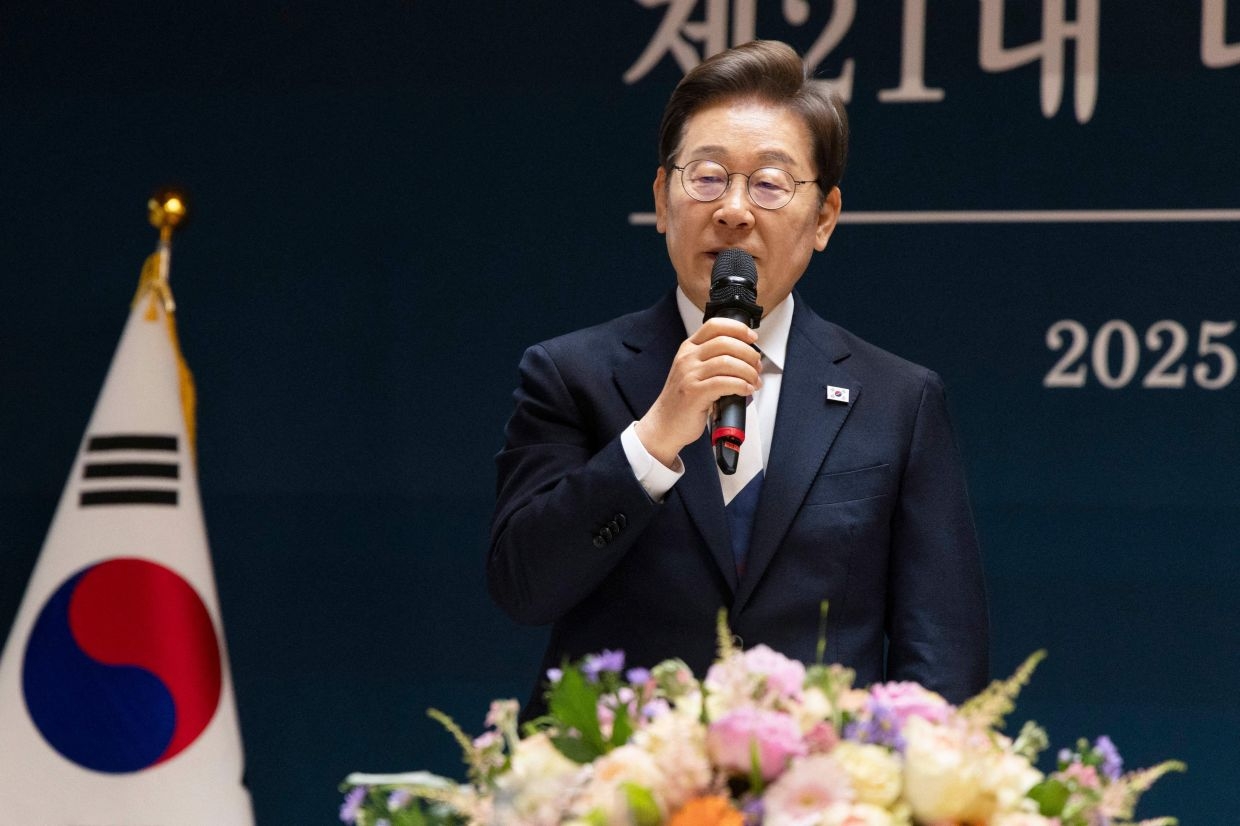 South Korea's new leader vows to 'heal wounds' with nuclear-armed North