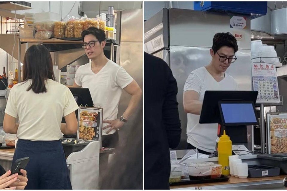 Malaysian actor Zhang Yaodong spotted manning steamed seafood stall in Singapore