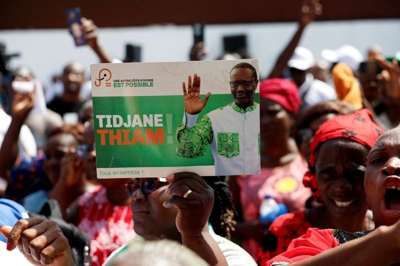 Ivory Coast's final electoral list excludes opposition leader Thiam
