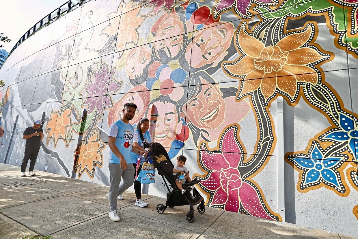 Batik mural brings colour, culture to KL