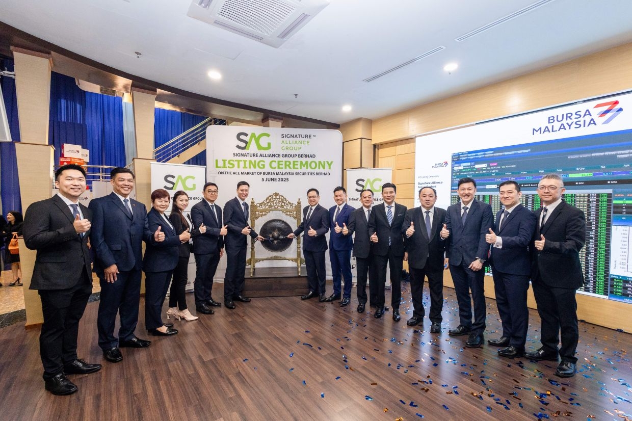 Signature Alliance shares rise 13.71% on ACE Market debut