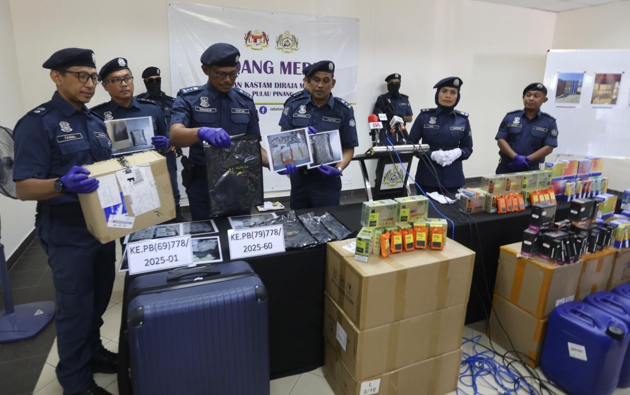 RM1.8mil in ganja buds seized in Penang