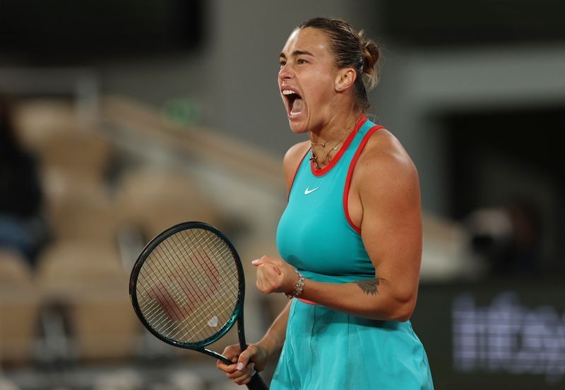 Tennis-Finally conquering Paris clay would mean the world to me, says Sabalenka