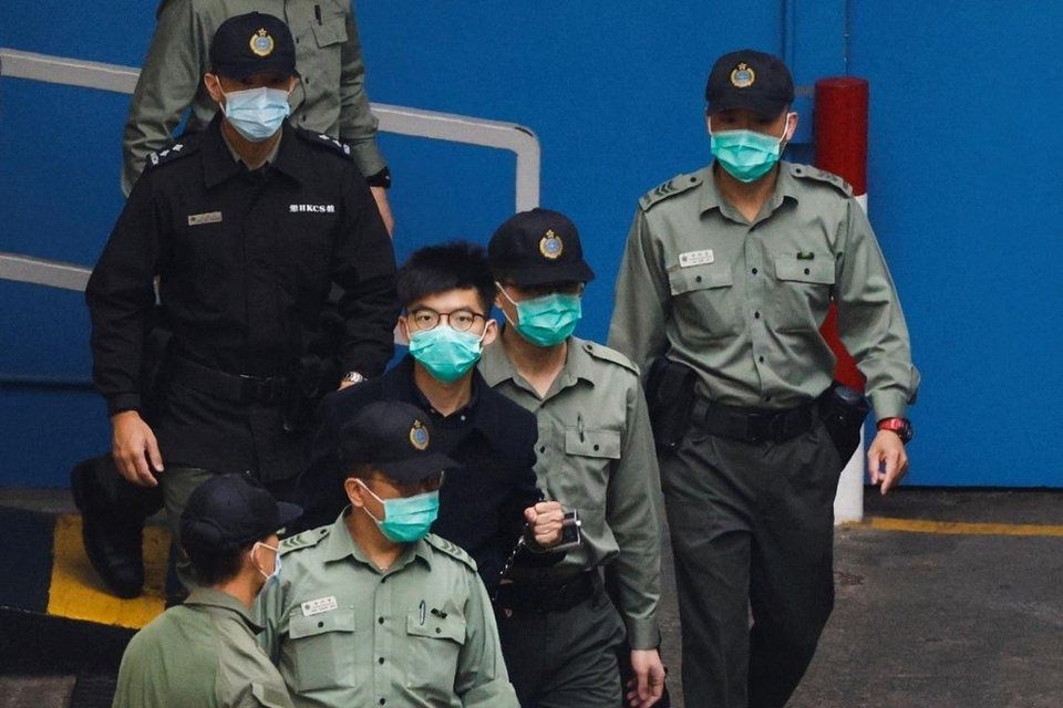 Hong Kong activist Joshua Wong charged under Beijing-imposed security law for second time