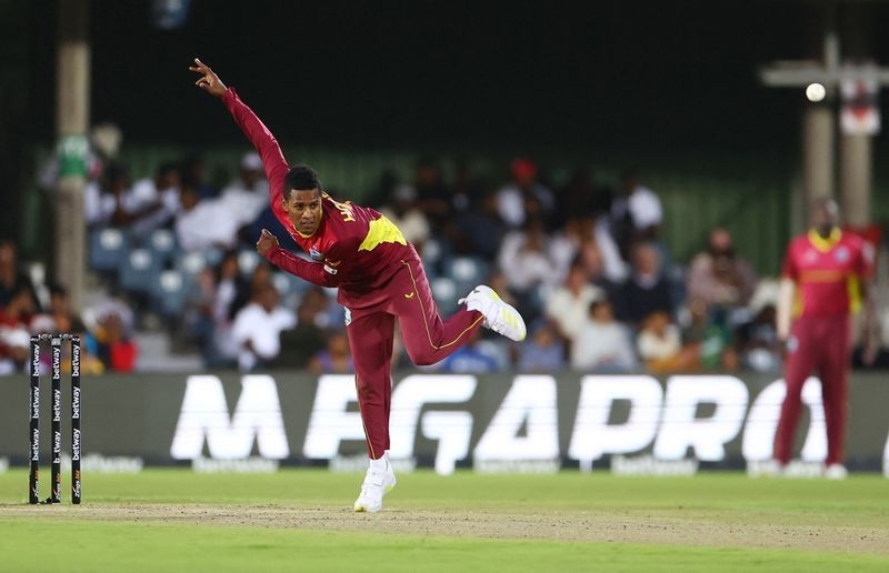 Cricket-UK visa issues rule Hosein out of West Indies' T20 opener in England