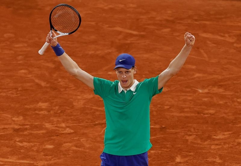 Tennis-Ruthless Sinner downs Djokovic to reach maiden French Open final