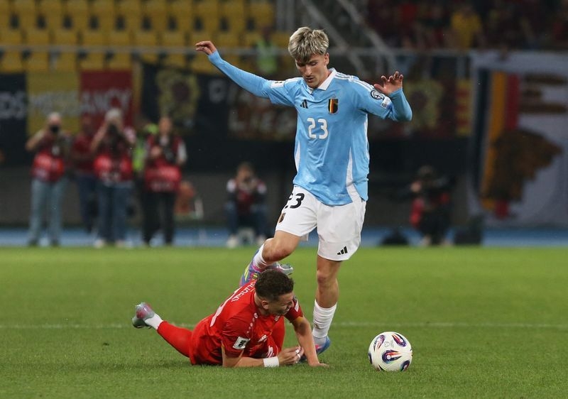 Soccer-Late equaliser sees North Macedonia hold Belgium to draw
