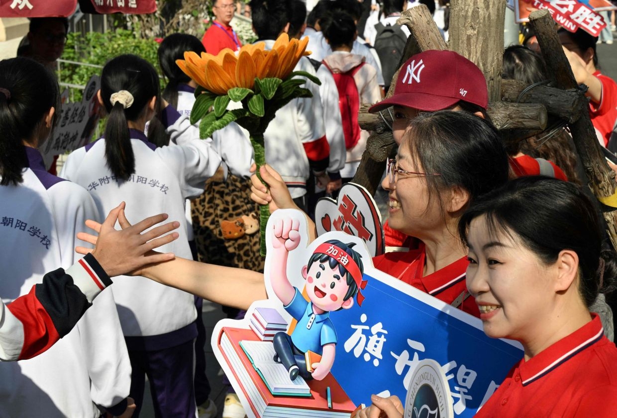 Millions sit China's high-stakes university entrance exam