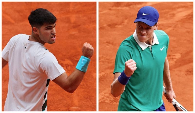 Tennis-Sinner faces defending champ Alcaraz in hotly anticipated French Open final