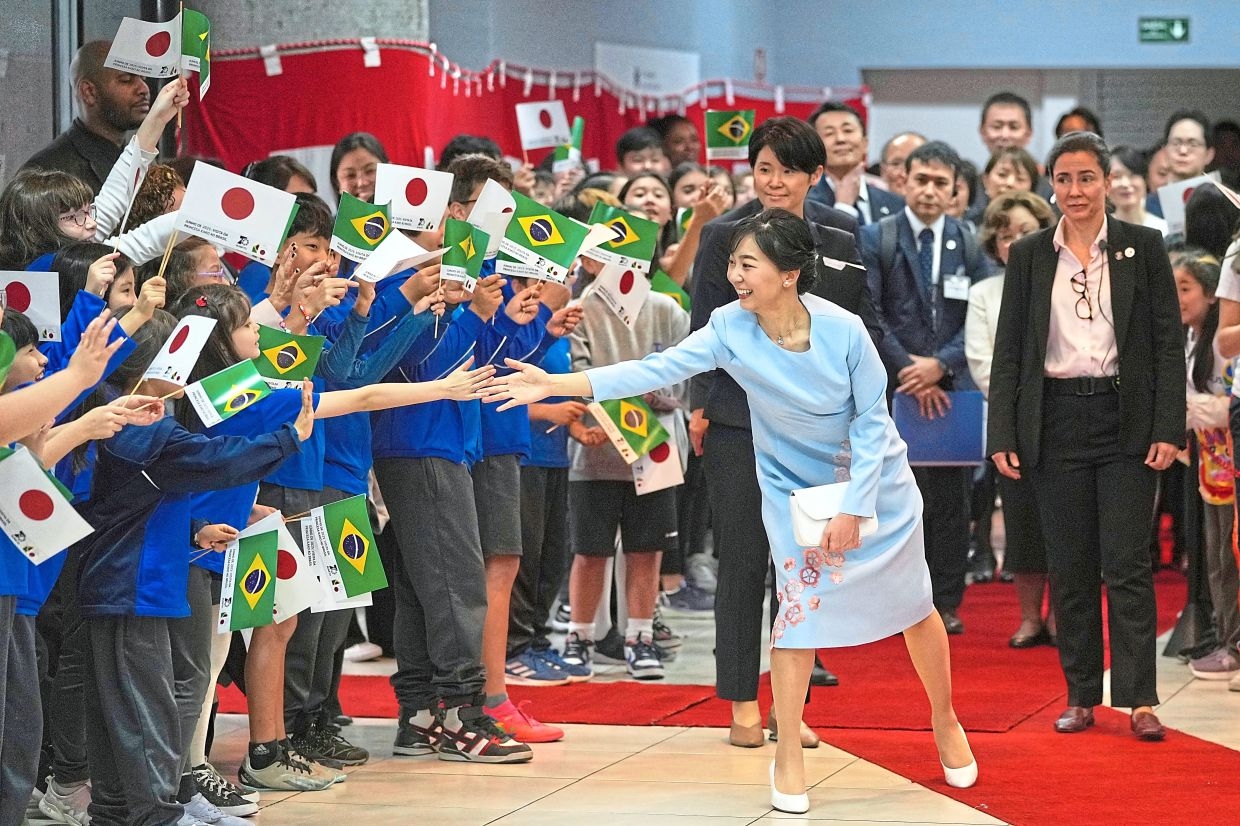 A Brazilian medal for a Japanese princess