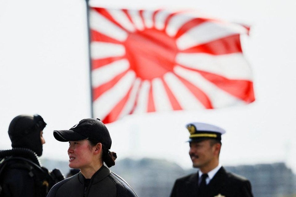 Japan flexes its military muscle at China, and Trump