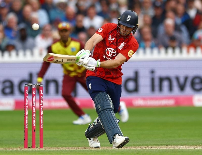 Cricket-England chase down big total to seal T20 series against Windies