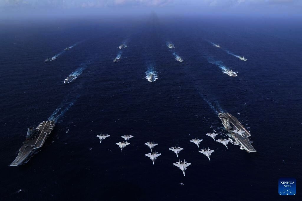 Chinese aircraft carrier seen operating deeper into Pacific