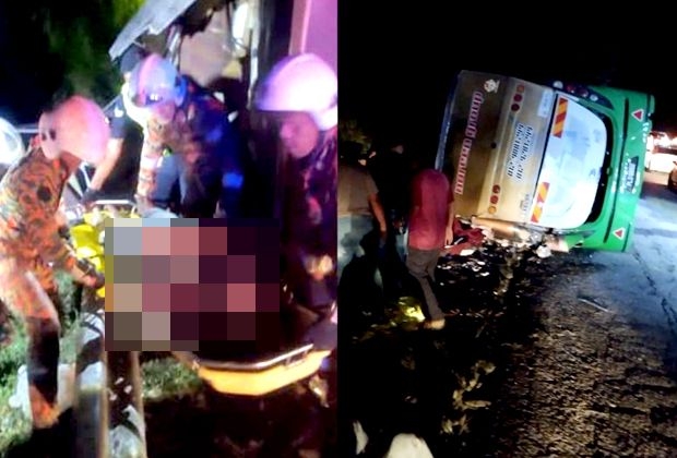 Gerik bus crash: Bus was speeding before crash, claims survivor