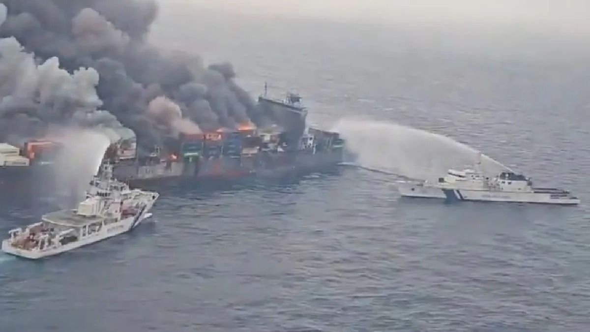 China thanks Indian Navy, Coast Guard for swift rescue of its nationals from burning vessel off Kerala coast