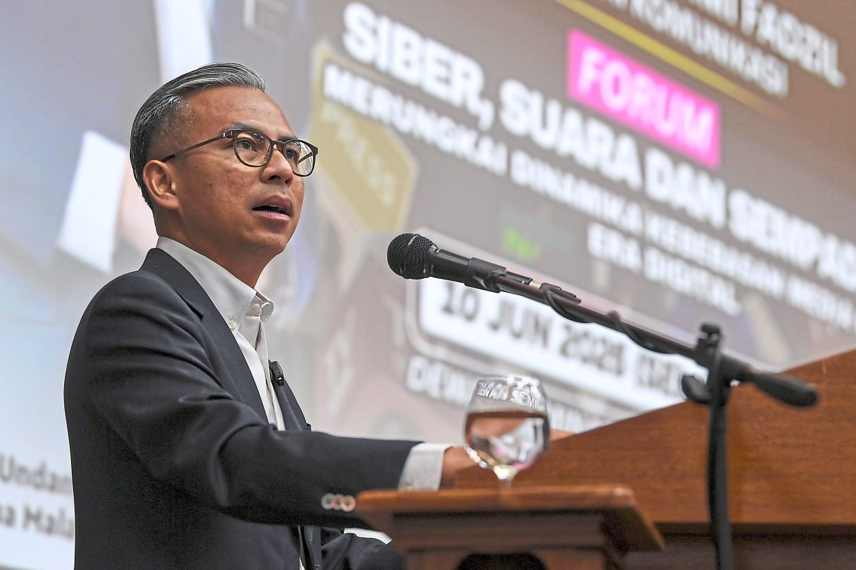 Fahmi: Tread carefully with Gerik crash online content