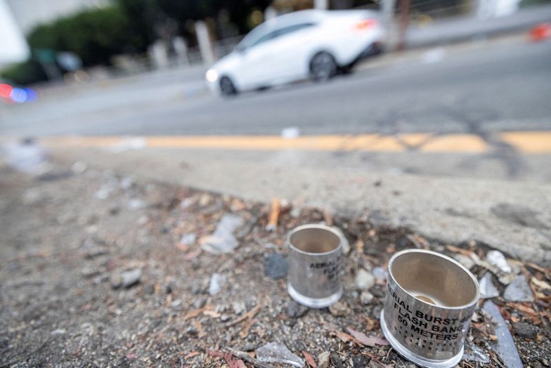 Factbox-What are the 'less lethal' weapons used by law enforcement in Los Angeles protests?