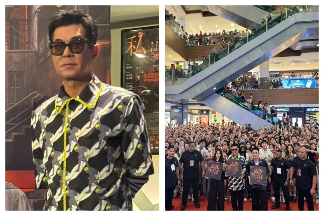 Louis Koo visits Penang for the first time, promises to return in the future