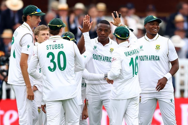 Cricket-South Africa bowlers leave Australia reeling at start of WTC final