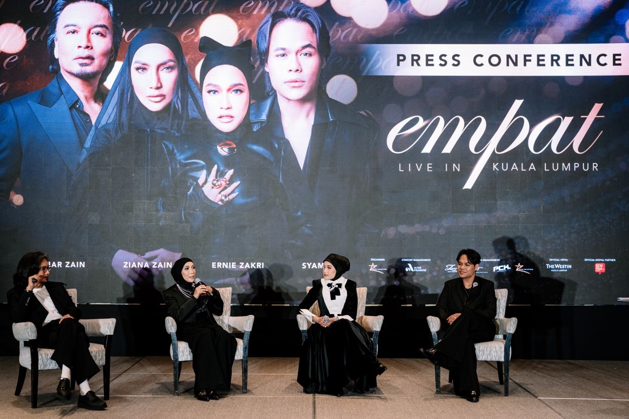 Empat is the name - Malaysian music legends team up with family members to become music's new super quartet