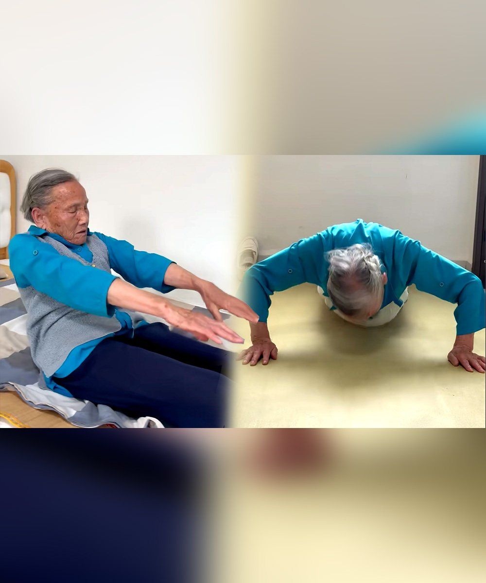 Chinese grandma, 92, wows public by completing 200 push-ups, 100 sit-ups daily