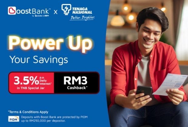 Earn savings and rewards with Boost Bank's TNB Jar