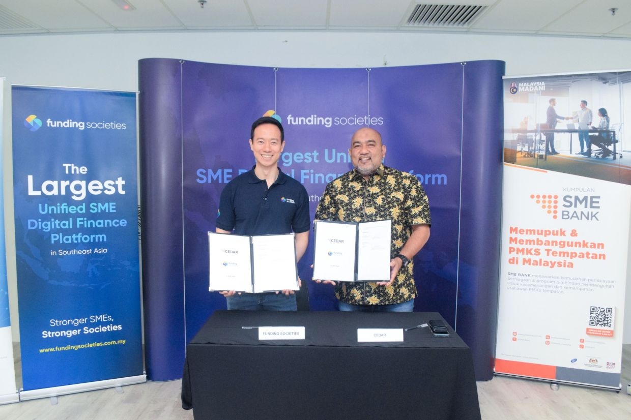 Funding societies partners with Cedar to tackle SME financing challenges