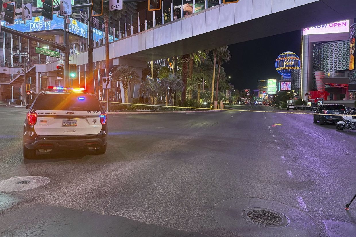 Shooting on Las Vegas Strip near Bellagio that killed 2 was livestreamed, police say