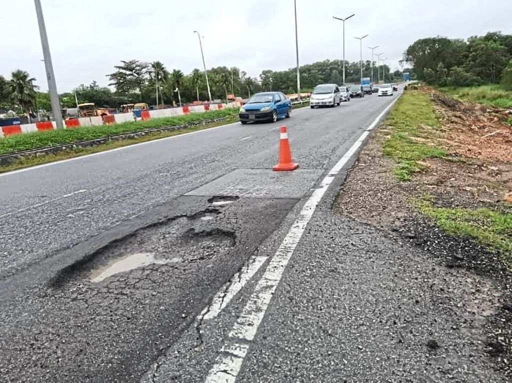 Potholes pose danger