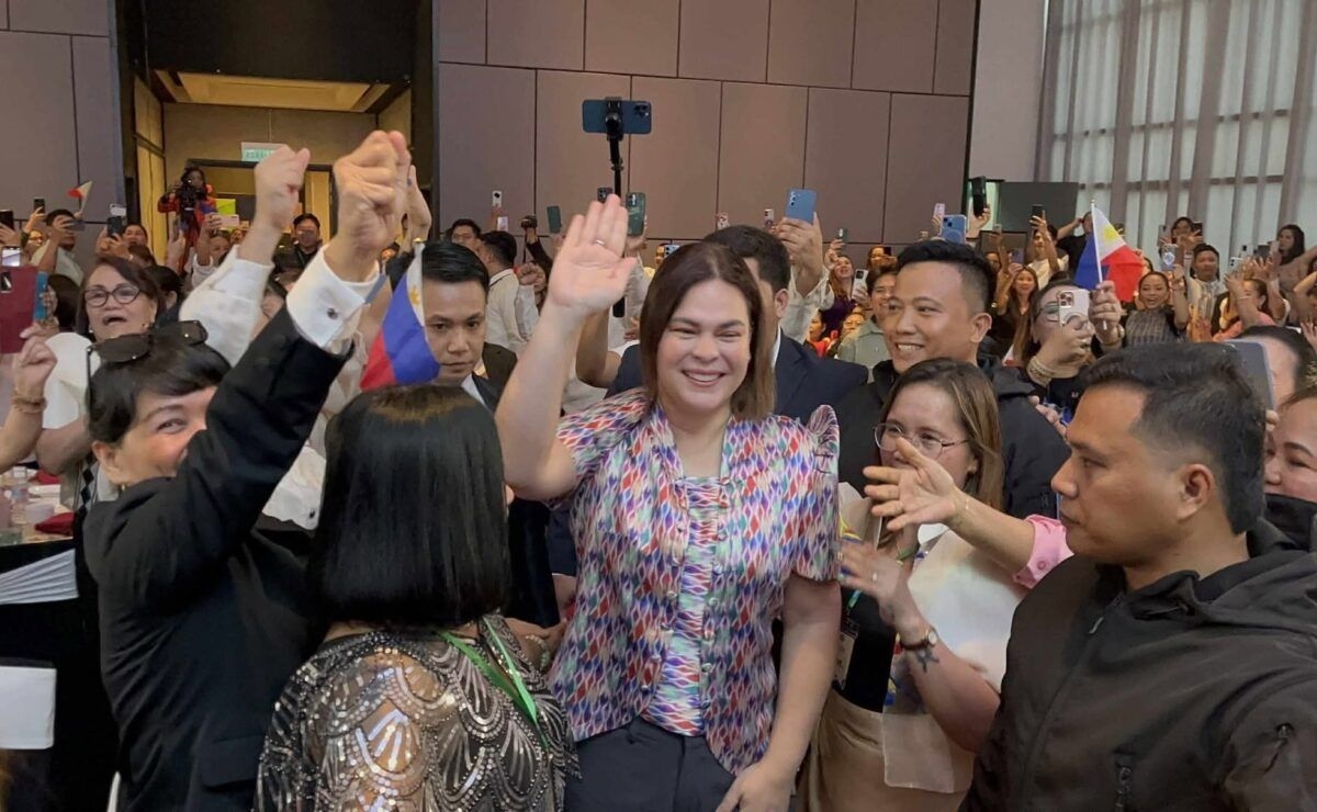 VP Sara Duterte back in Philippines after Malaysia trip
