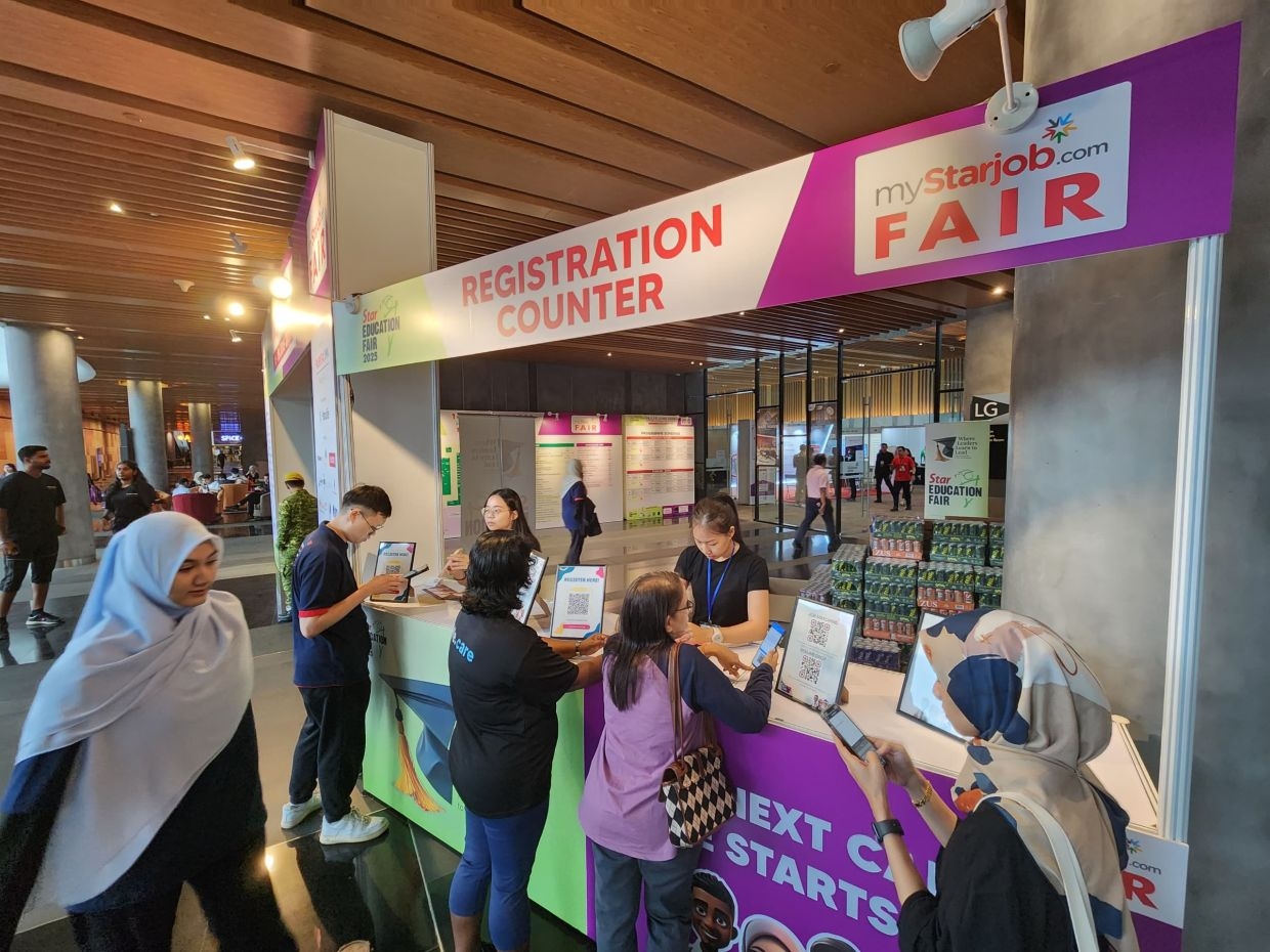 Job seekers explore career options at myStarJob Fair 2025 in Penang