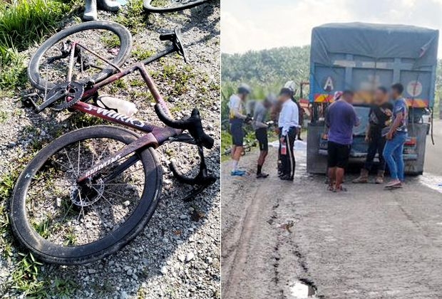 Accident claims life of Singaporean cyclist in Kulai