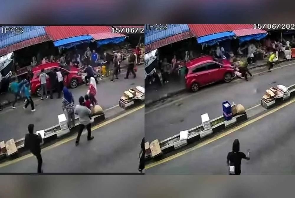 QuickCheck: Did a car plough through a crowd in Brinchang?